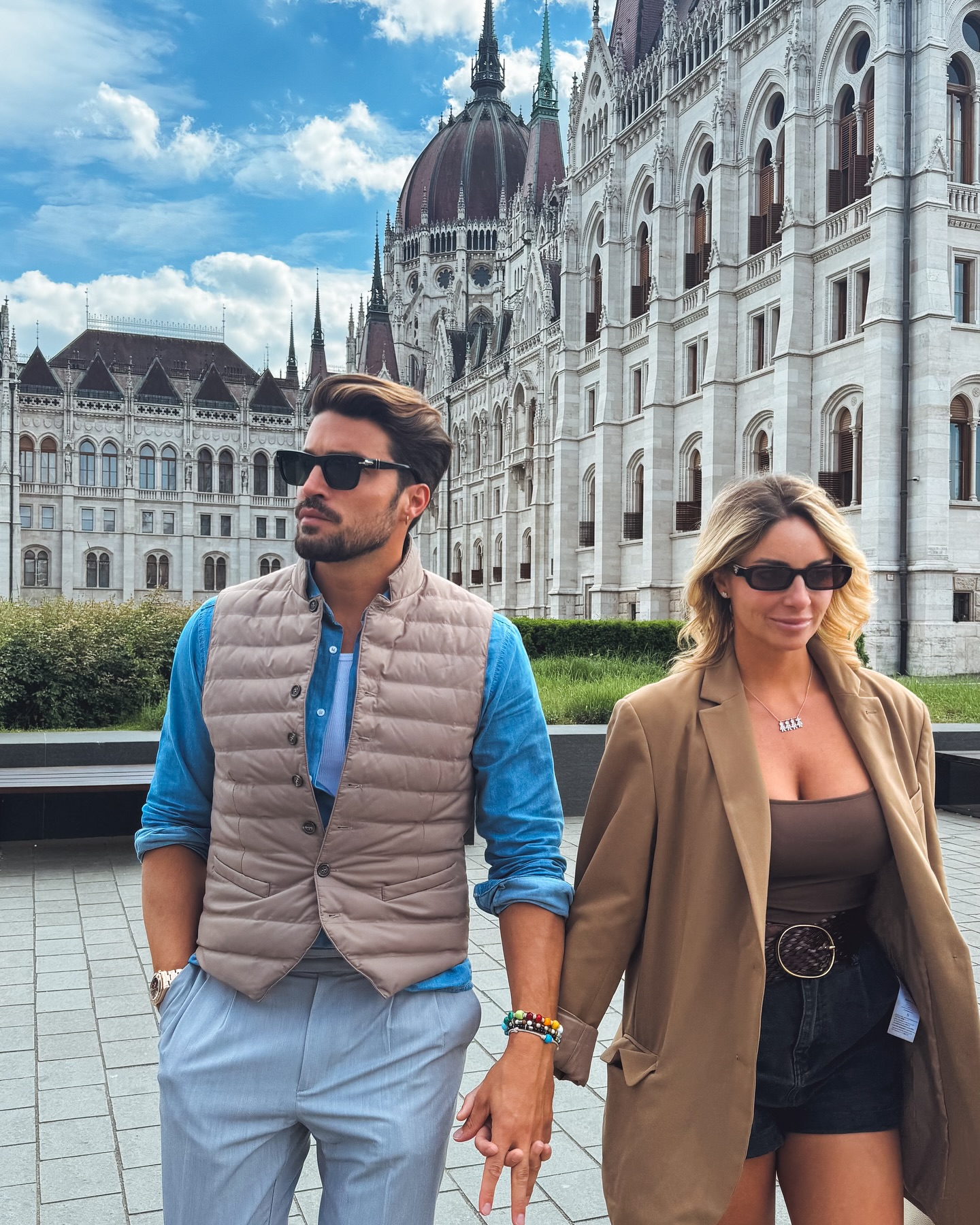 Instagram post by @marianodivaio for Visit Hungary. Caption reads: Budapest happiness dump 🫶🏼 @visithungary....