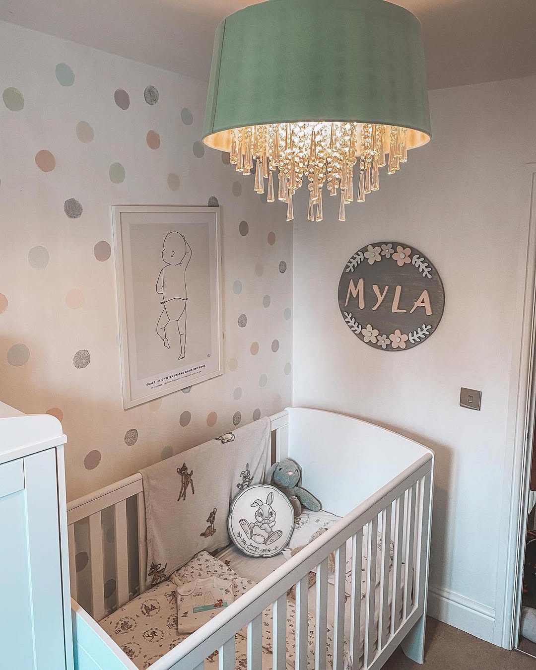 Instagram post by @mylahallieandme for The Birth Poster. Caption reads: AD | PR ✨

I think Myla’s bedroom is my most....