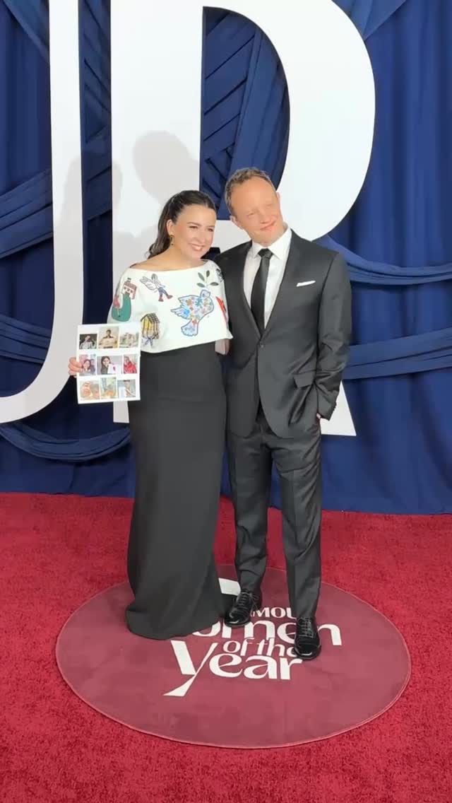 Instagram post by @aronaccurso for Glamour. Caption reads: Couple goals! 🥹 Get you a partner that supports....