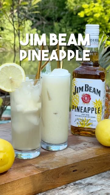 Instagram post by @cal.coles for Jim Beam. Caption reads: [...] things! Whipped up a couple of Jim Beam....