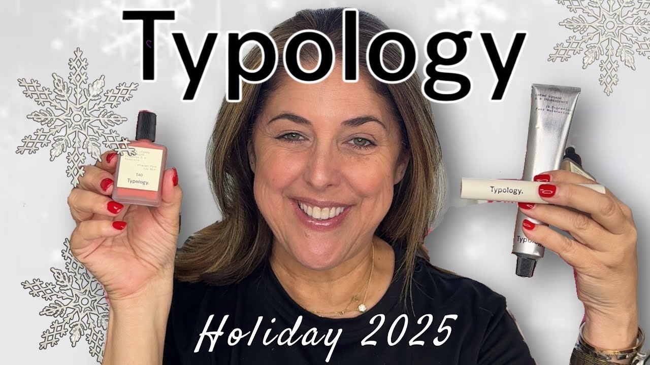 YouTube post by @NotFitforPrintBeauty for City Beauty. Caption reads: TYPOLOGY Tinted Gift Set! It’s Beauty and Skincare....