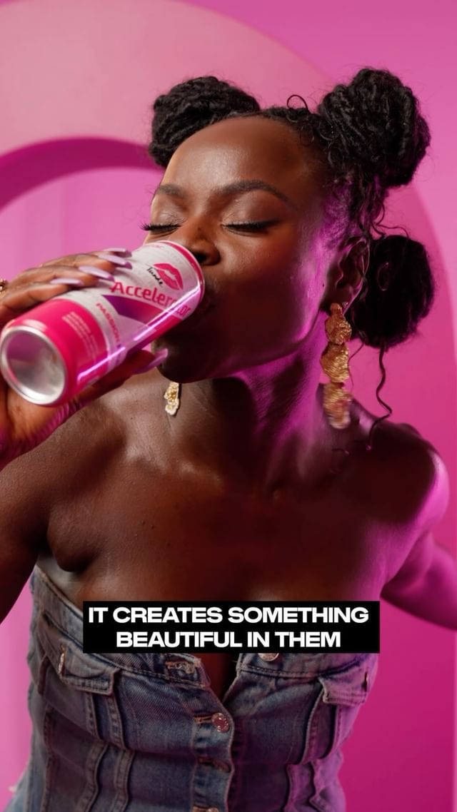 Instagram post by @tune2tunde for Us Drinkaccelerator. Caption reads: The passion behind Passion Fruit✨

Available on....