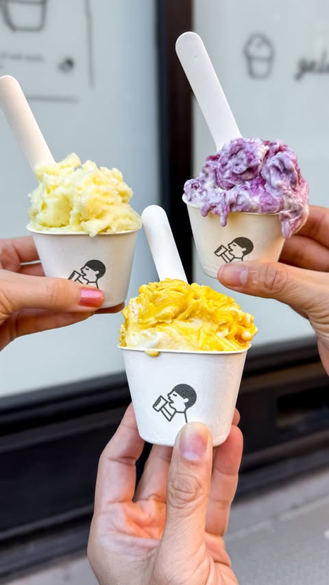 Instagram post by @feedyourboyfriend for HEYTEA. Caption reads: 🚨 heytea NEW OPENING with BOGO🚨 @heytea.usa is....