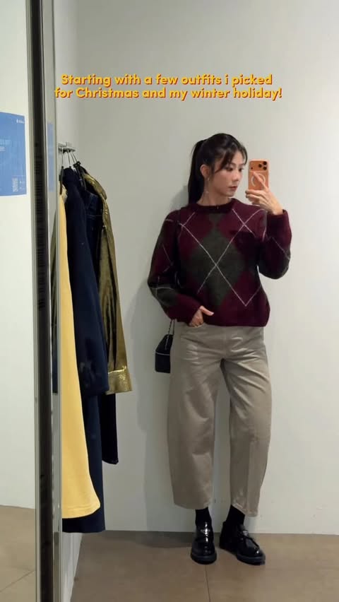 Instagram post by @may_6reen for Marks and Spencer. Caption reads: Festive run to @marksandspencer_sg and honestly…....