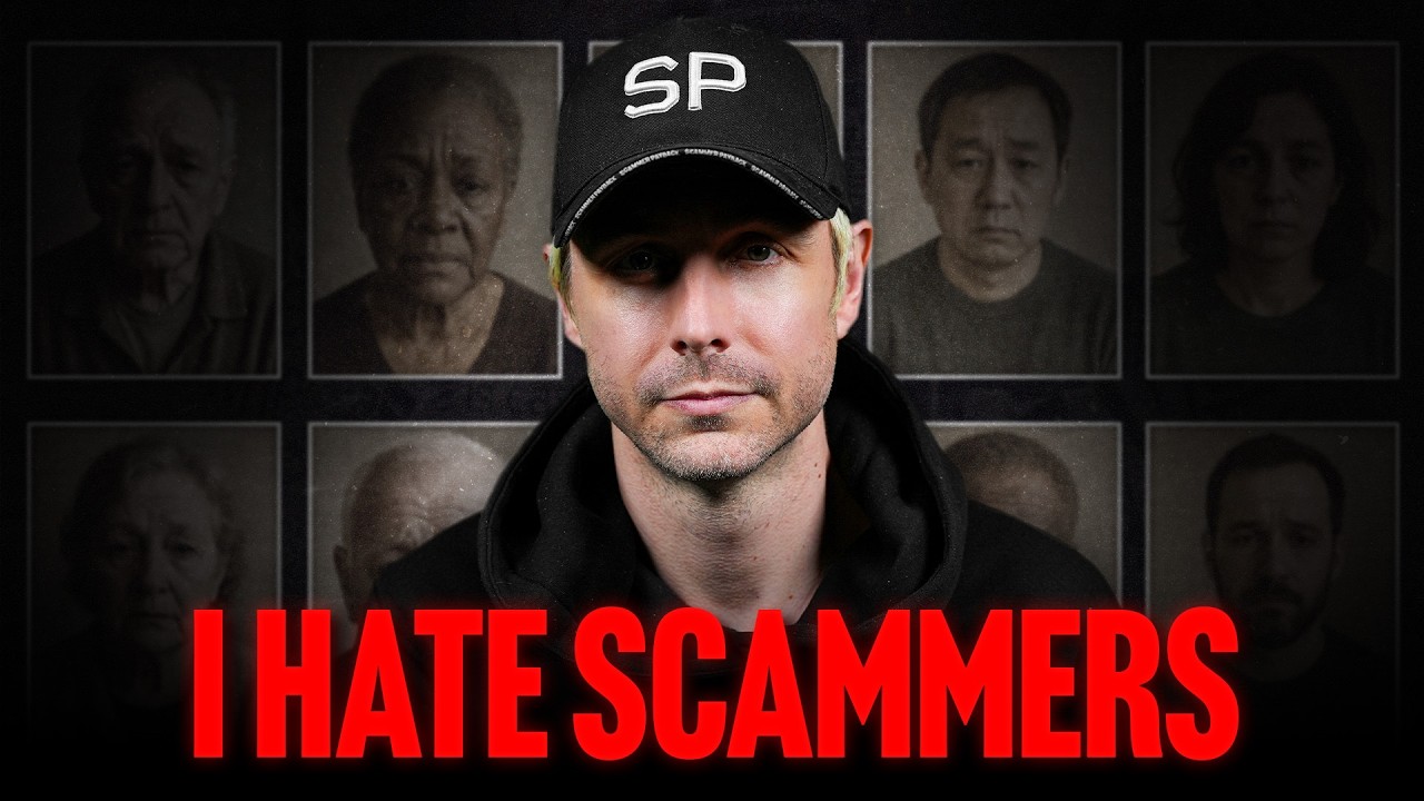 YouTube post by @ScammerPayback for AURA. Caption reads: Before you answer another scam call... Watch This.