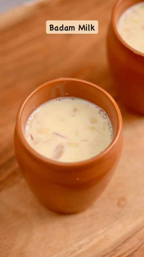 Instagram post by @hariscookbook for Country Delight. Caption reads: Badam Milk 

Memu ayte @countrydelightnatural....