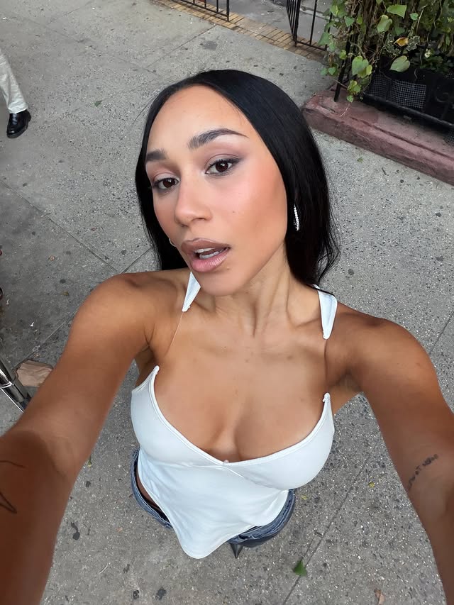 Instagram post by @mylifeaseva for Acne Studios. Caption reads: Life is good 🥹✨.