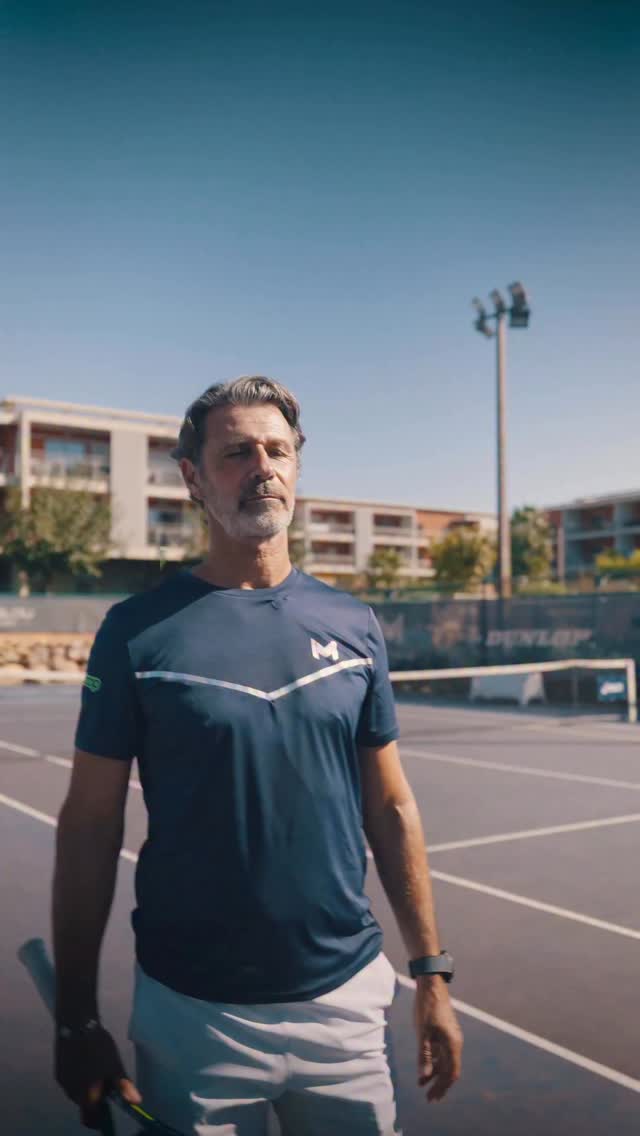 Instagram post by @patrickmouratoglou for Waterdrop. Caption reads: Why do players lose energy so fast during a match?....