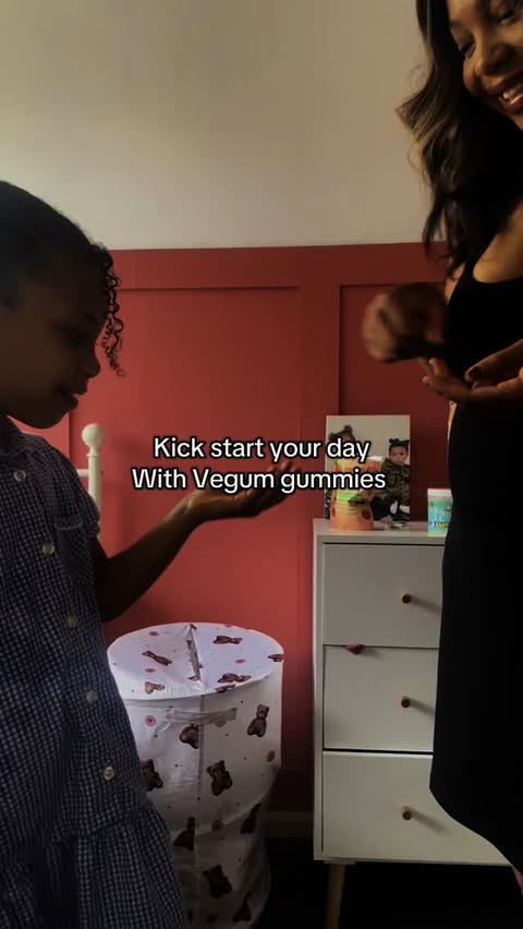 Instagram post by @the_chosen_twox for Vegums. Caption reads: AD Start the day right with @vegums , perfect for....