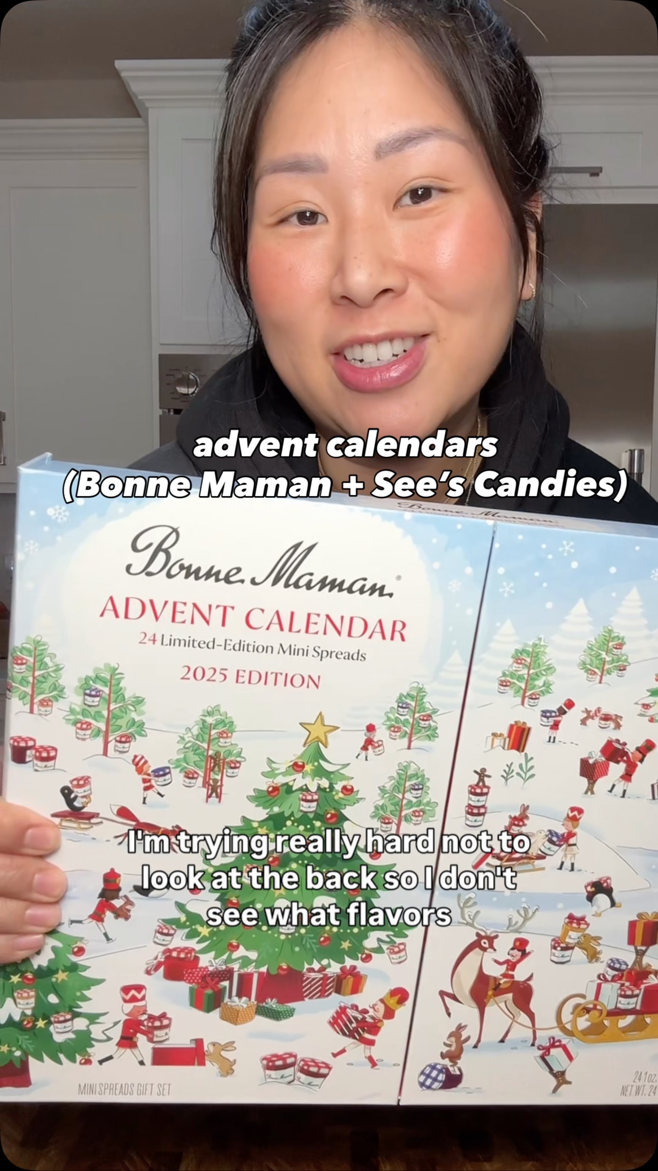 Instagram post by @katchaomeow for Bonne Maman. Caption reads: [...] that keeps on giving🎄
@seescandies....