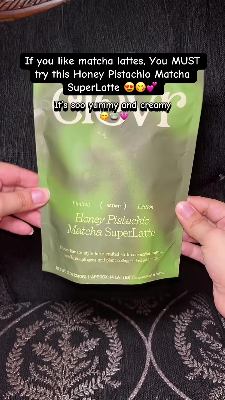 TikTok post by @jessglb02 for Clevr Blends. Caption reads: I PROMISE it’s delicious 😋🍵🍯 @Clevr....