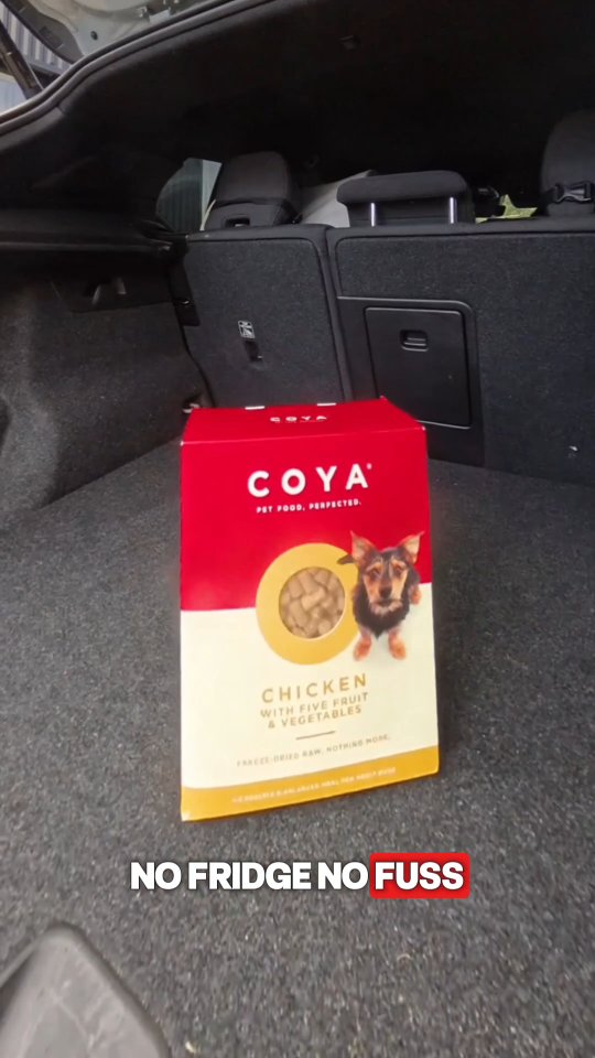 Instagram post by @dogtraineramyt for COYA Pet. Caption reads: [...] countryside, or a city break 🙌🏼 @coyapet....