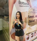 Instagram post by @janejaneey for BottomSlim. Caption reads: anybody’s got goodies to celebrate with this....