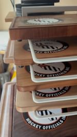 Instagram post by @shaneshardwoodllc for Eye Candy Pigments. Caption reads: Looking forward to seeing friends and family later....