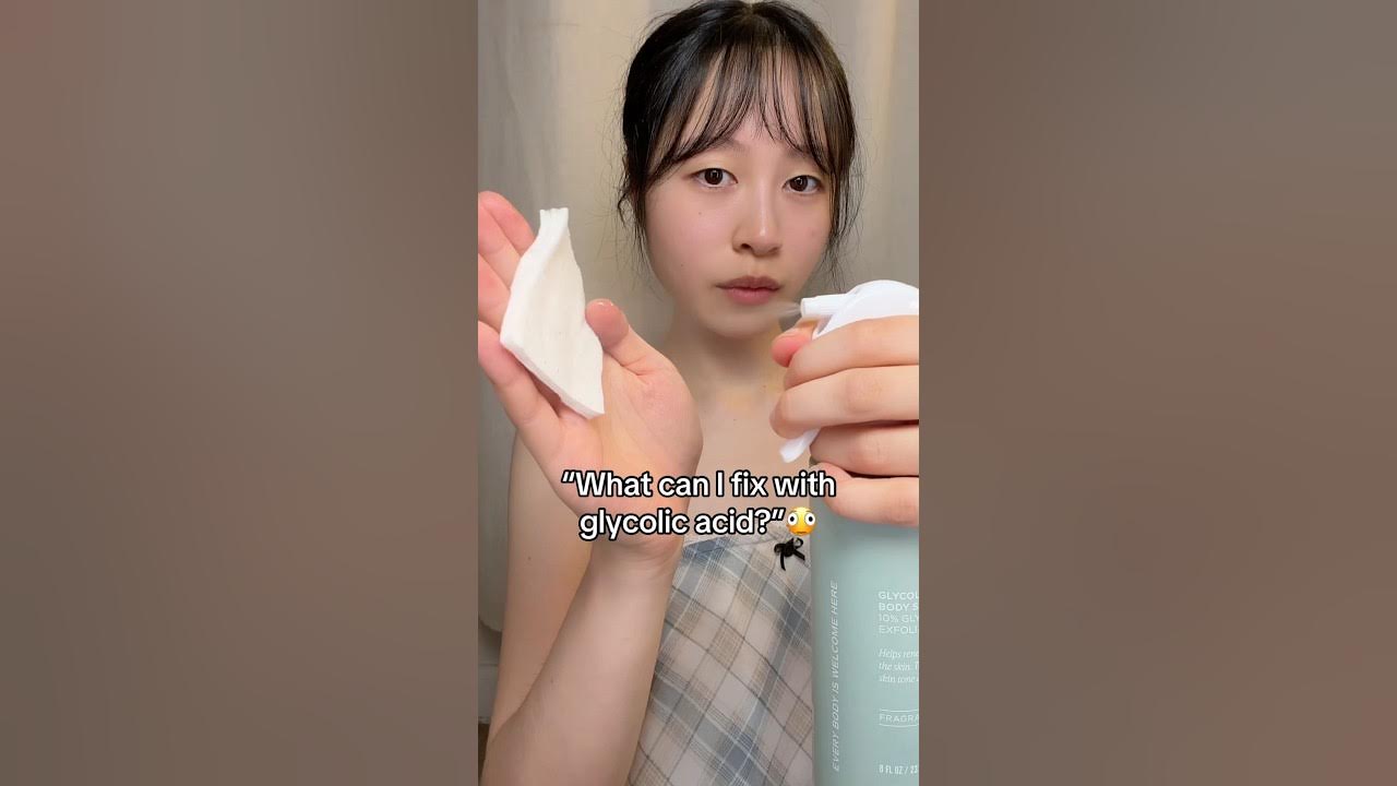 YouTube post by @milkydew for Saltair. Caption reads: Loving the NEW @SaltairOfficial Glycolic Renewal....