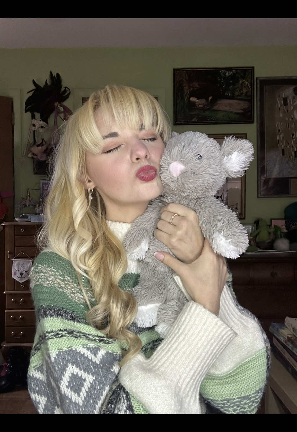 TikTok post by @princesskeilee for Warmies. Caption reads: [...] is hard, you need an emotional support....