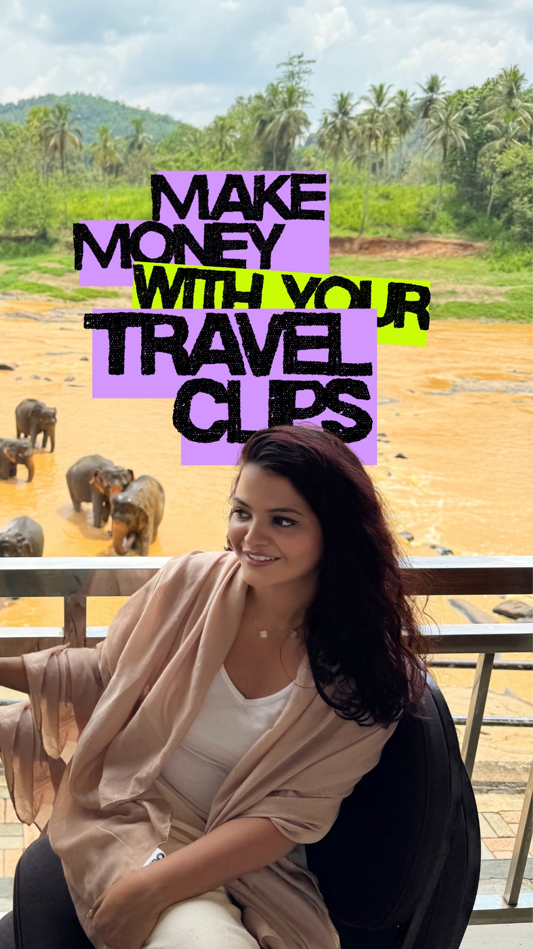 Instagram post by @angelindubai for Shutterstock. Caption reads: These are the websites where you can create a....