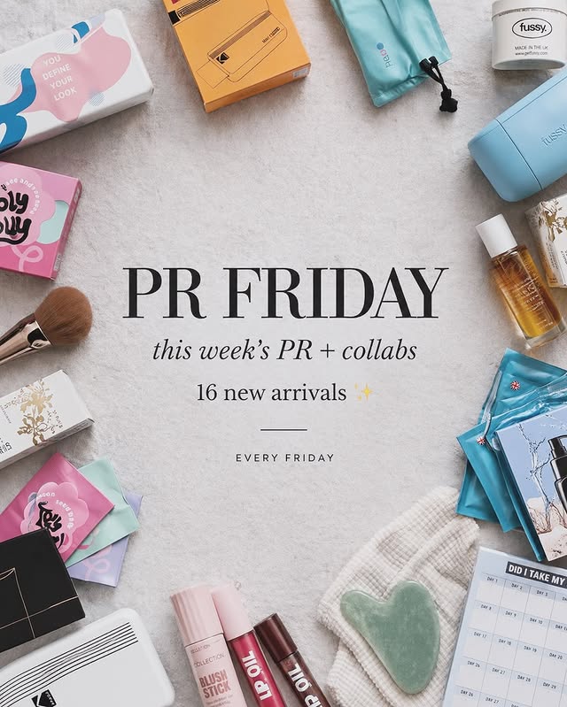 Instagram post by @christineannna for Collection Cosmetics. Caption reads: PR Friday ✨📦 One thing I really want to get....