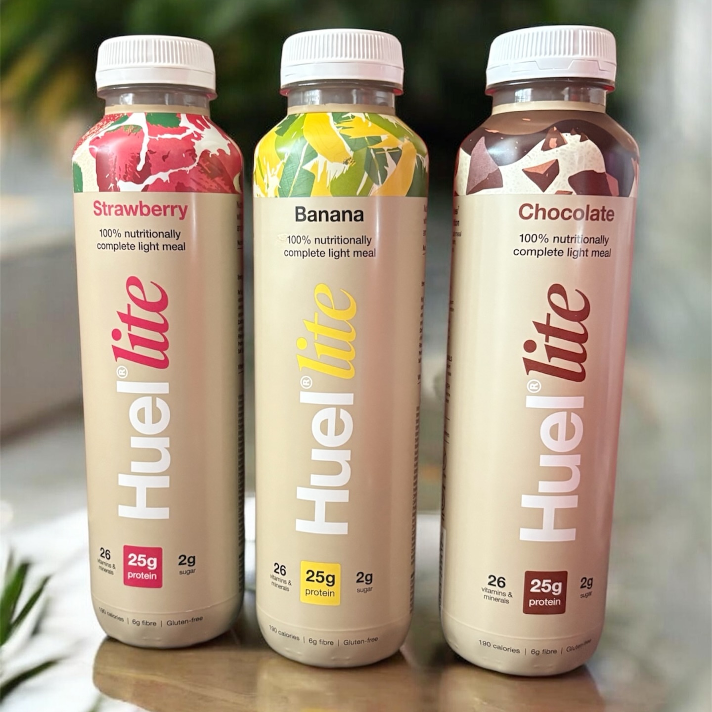 Instagram post by @jannerfoodie for Huel. Caption reads: [...] OR SWEETENERS If you’ve never tried @huel....