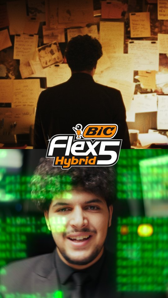 Instagram post by @bastvision for BIC. Caption reads: [...] a spy… 
Sla7 L’wa7id li ma3mrou khtani ? Bic....