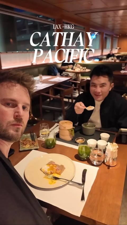 Instagram post by @bobby for Cathay Pacific. Caption reads: Part 2 ✈️ Had to give the @cathaypacific Hong Kong....