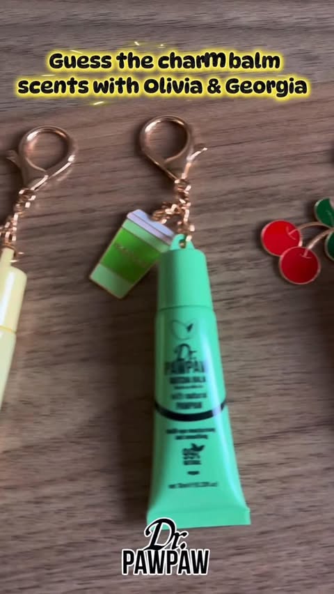 Instagram post by @xolivia_georgiaxnatalie for Dr.pawpaw. Caption reads: [...] scent with Olivia & Georgia 💛💚❤️....