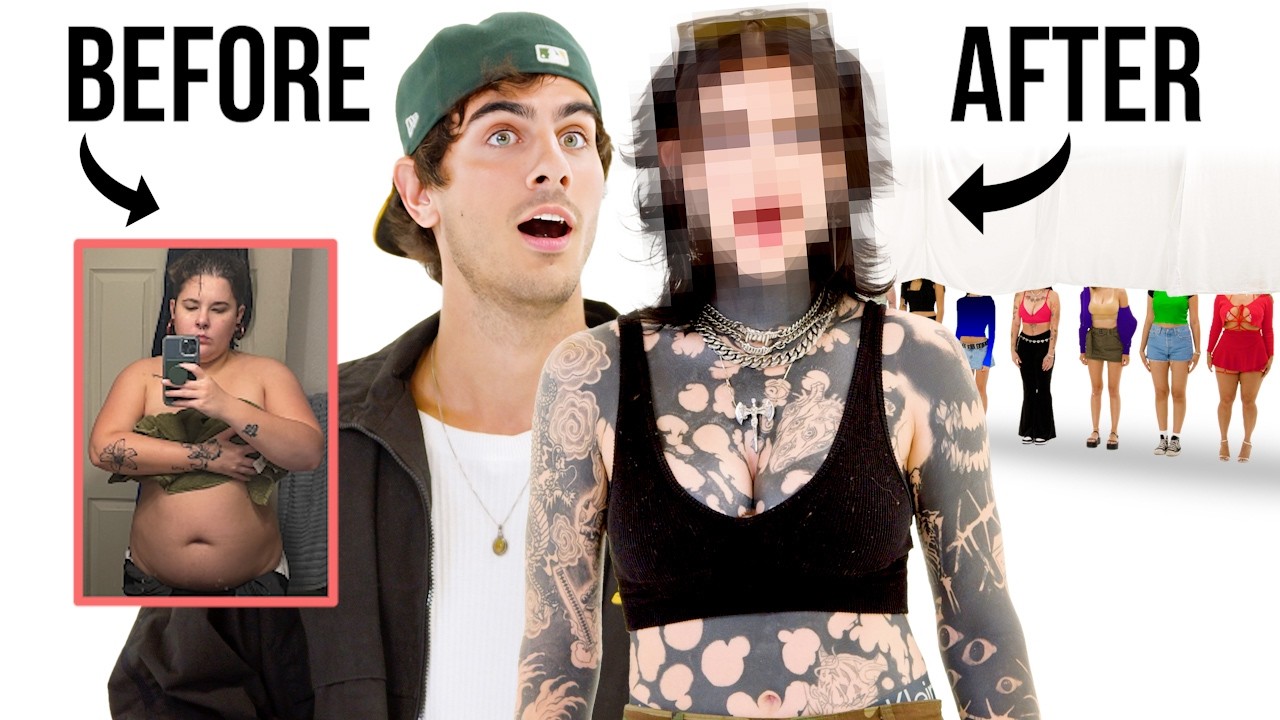 YouTube post by @poppiesstudios for Herohero. Caption reads: Blind Dating 7 Girls Based on Their Glow Up Photos.