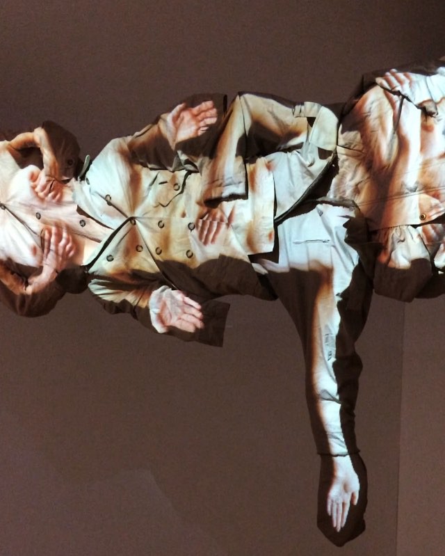 Instagram post by @londonlivingdoll for Saatchi Gallery. Caption reads: [...] you can't look away. #DaysofUkraine....