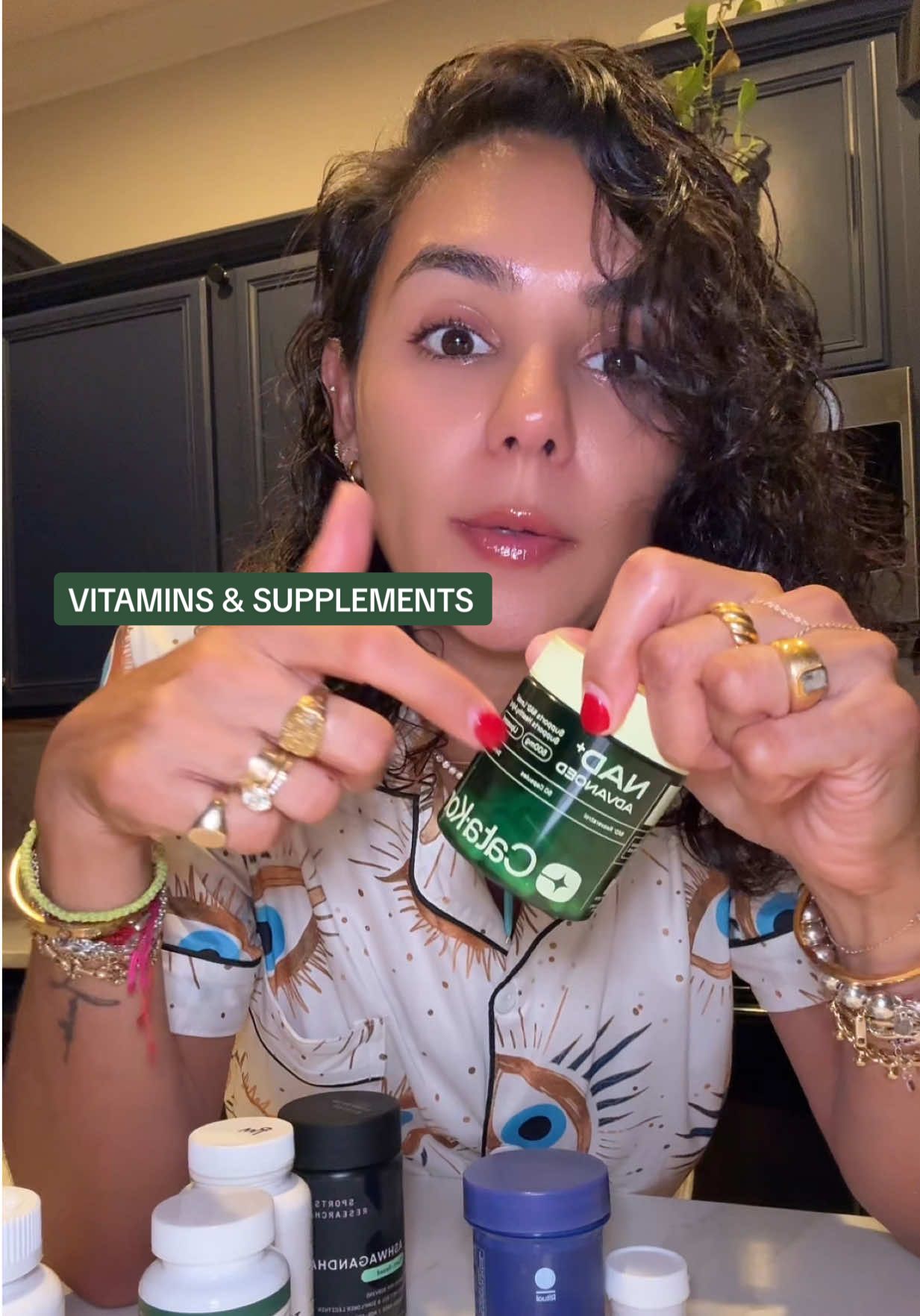 TikTok post by @ericka_goycoolea for CataKor. Caption reads: Vitamins & supplements 💊✨ #vitamins #supplements....