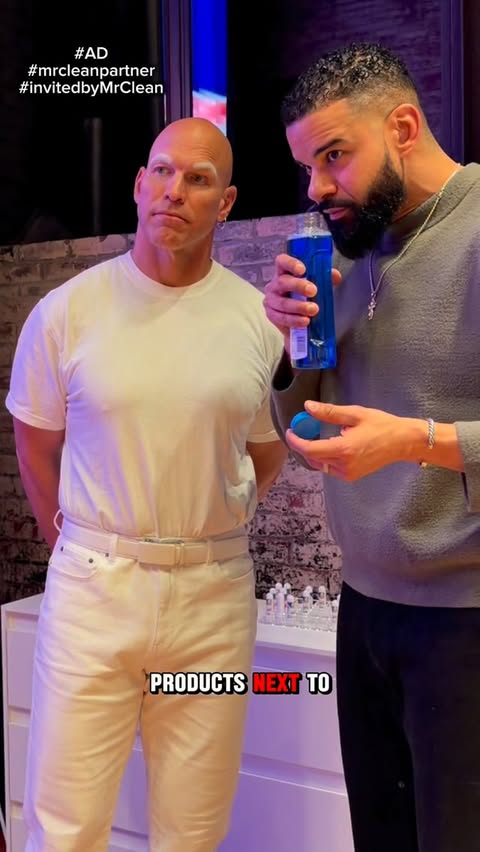 Instagram post by @alex_foxx__ for Mr. Clean. Caption reads: #Ad #mrcleanpartner @mrclean came out of [...].