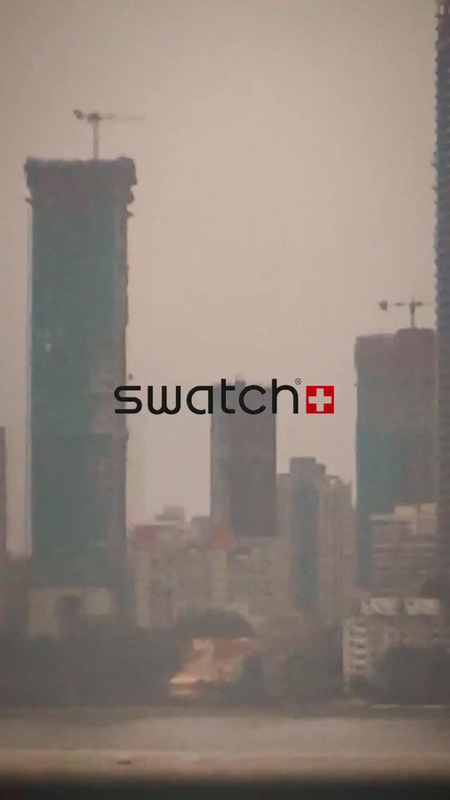 Instagram post by @singini_chowdhury for Swatch. Caption reads: When time meets style, it looks like this.✨....