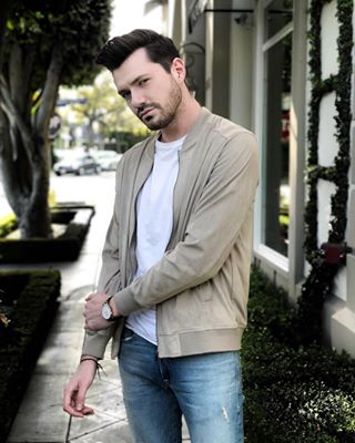 Instagram post by @masonallred for Ford Models. Caption reads: Waiting for the morning coffee to kick in like....