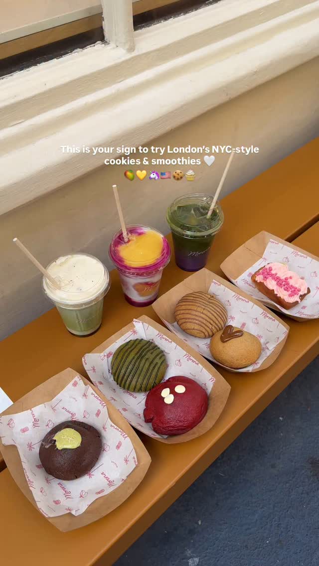 Instagram post by @london.discoveries for Morena London. Caption reads: This is your sign to try London’s NYC-style....