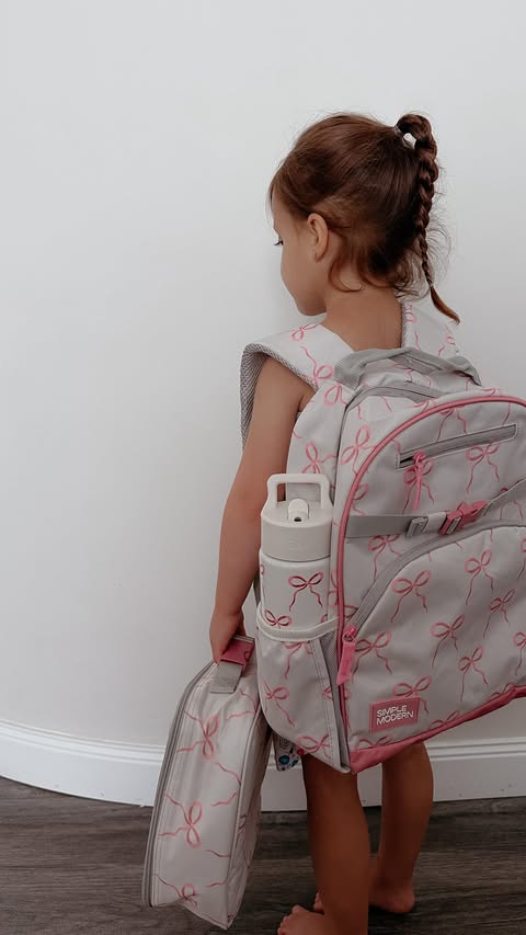 Instagram post by @ashleighbarger_ for Simple Modern. Caption reads: [...] School season is almost here &....