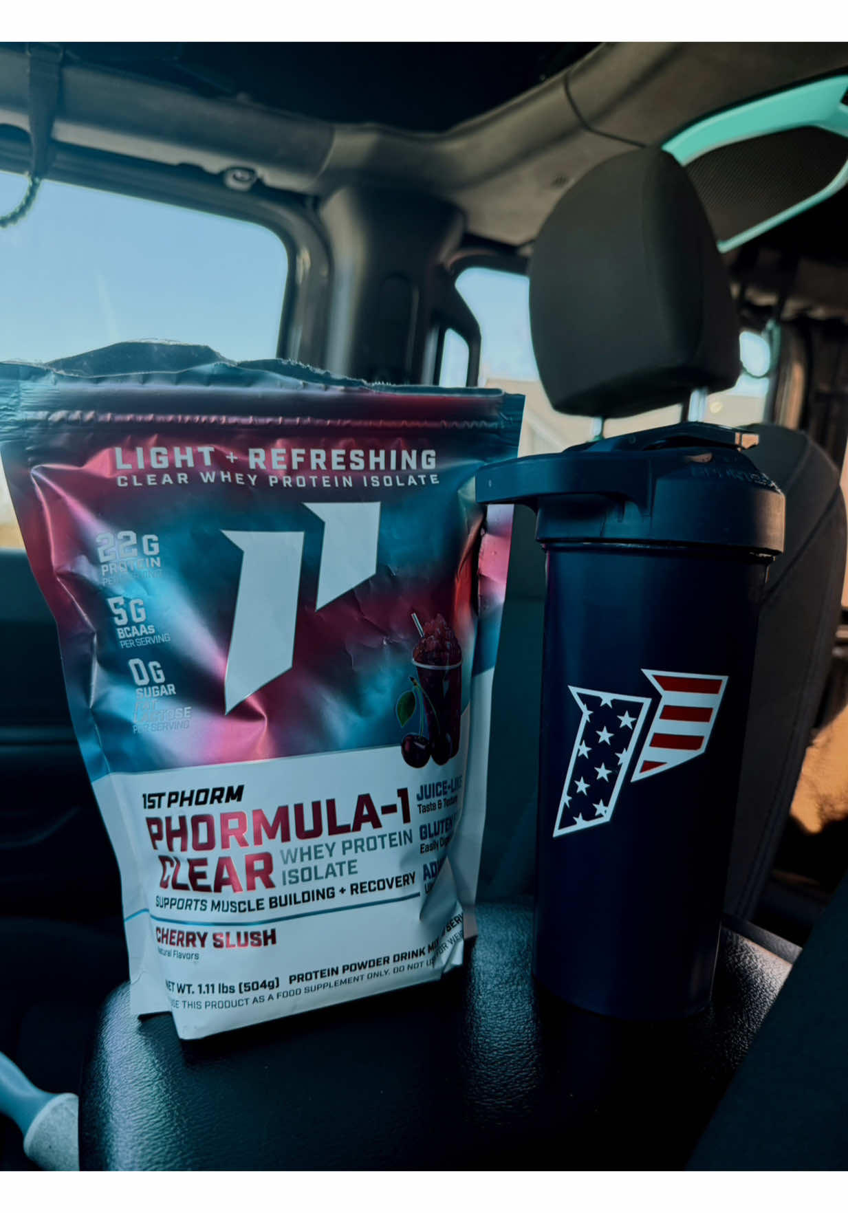 TikTok post by @jordynmichelle04 for 1st Phorm. Caption reads: [...] So refreshing and good! @1st Phorm #1stphorm....