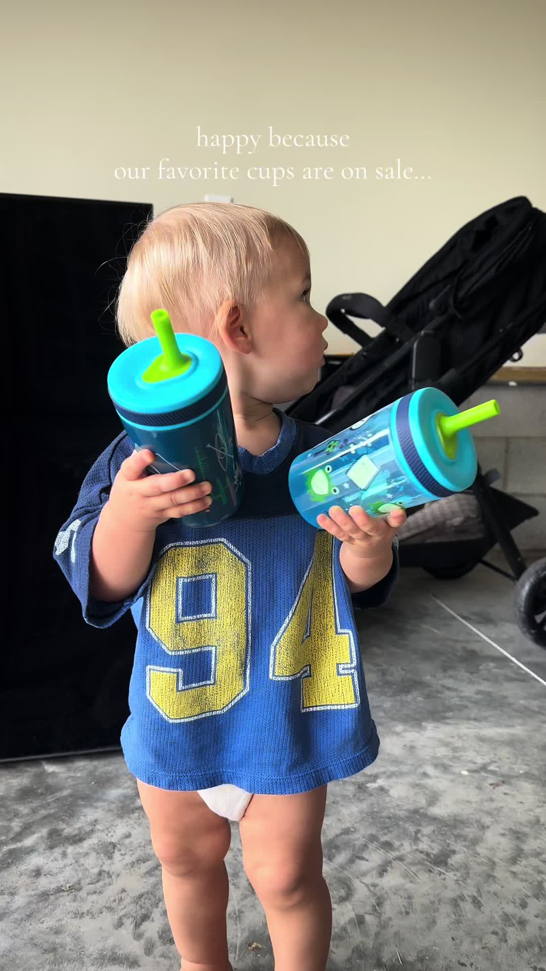 TikTok post by @heyitshaileyrhea for Zak. Caption reads: jett and mommy’s fav cups are on saleeee @zak....