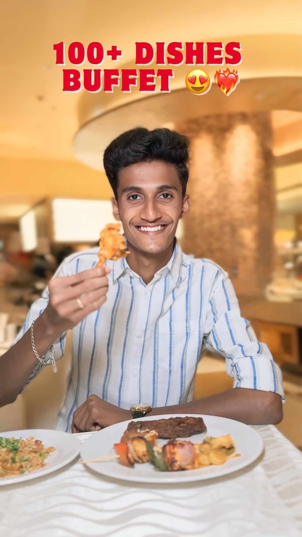 Instagram post by @kaadhu_kuthu for Radisson. Caption reads: Royal Repast of Southern Kingdoms 🔥😱

📍Radisson....