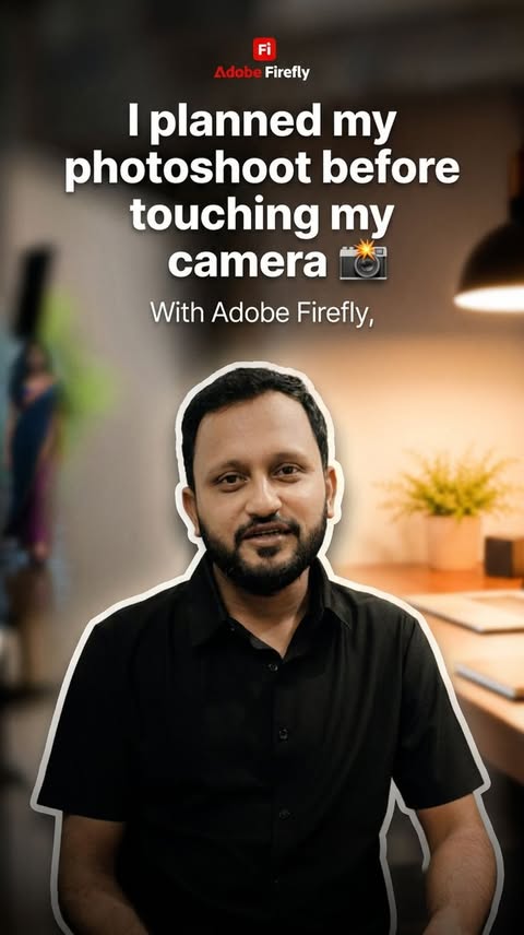 Instagram post by @reflectionofmymemories for Adobe Live Community. Caption reads: I planned my photoshoot before touching my camera....
