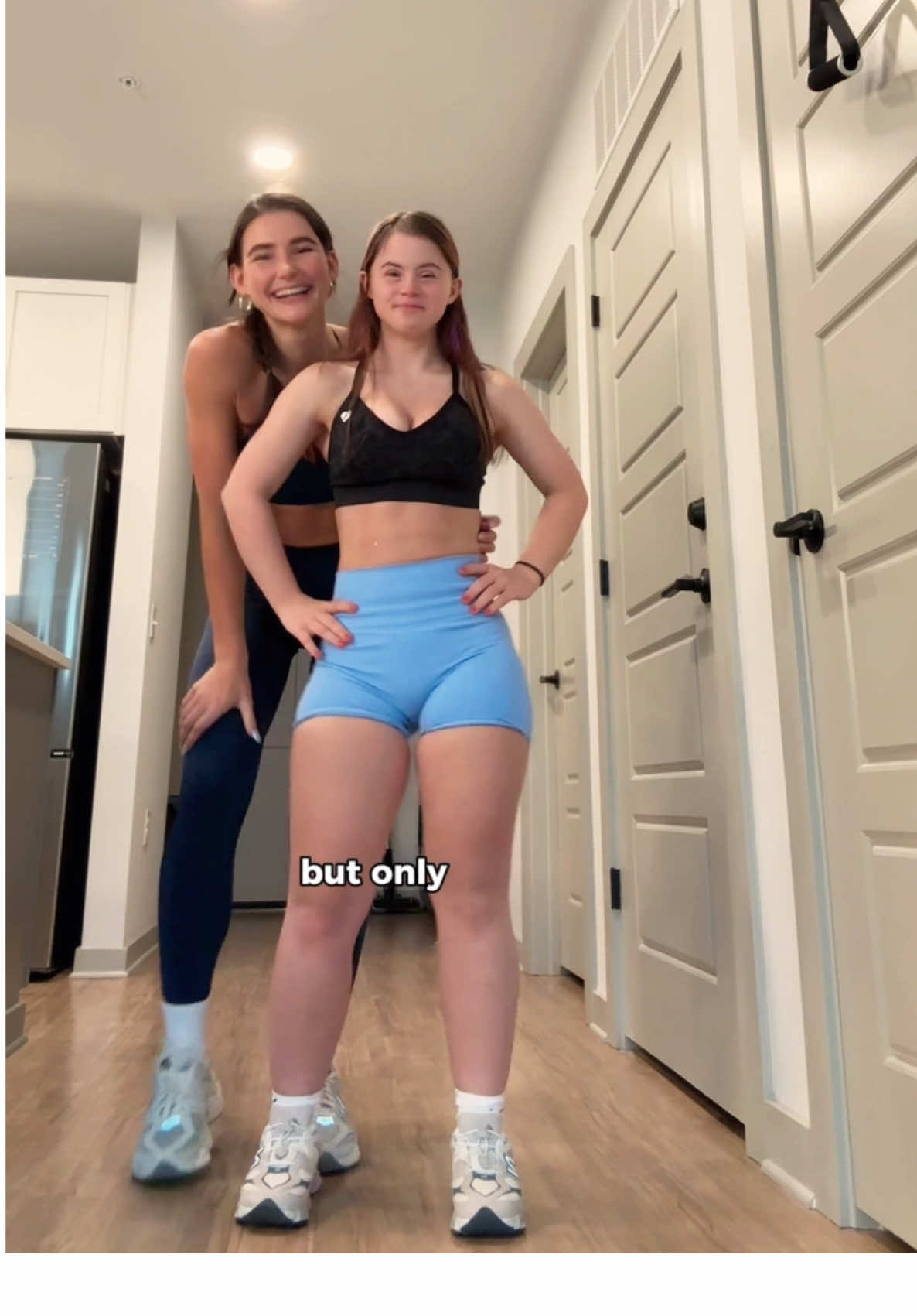 TikTok post by @vallitfit for TOUSAINS. Caption reads: [...] - a new portable cable machine from....