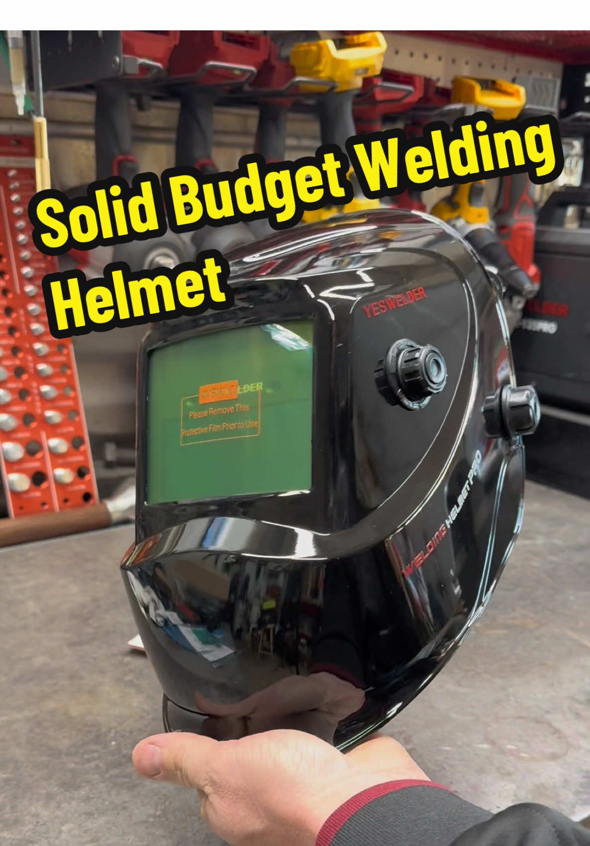 TikTok post by @kuntzfabrication for YesWelder. Caption reads: [...] easy to use without spending a ton.....