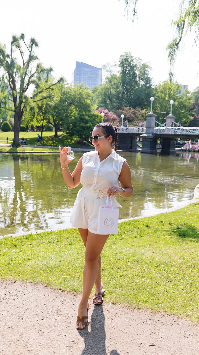 Instagram post by @jqlouise for Olfactory NYC. Caption reads: Let’s make a custom perfume at @olfactorynyc on....