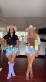 Instagram post by @roughie.mcduffie for Dingo 1969. Caption reads: Who will we see @rockthesouth ??🔥 
•
Boots:....