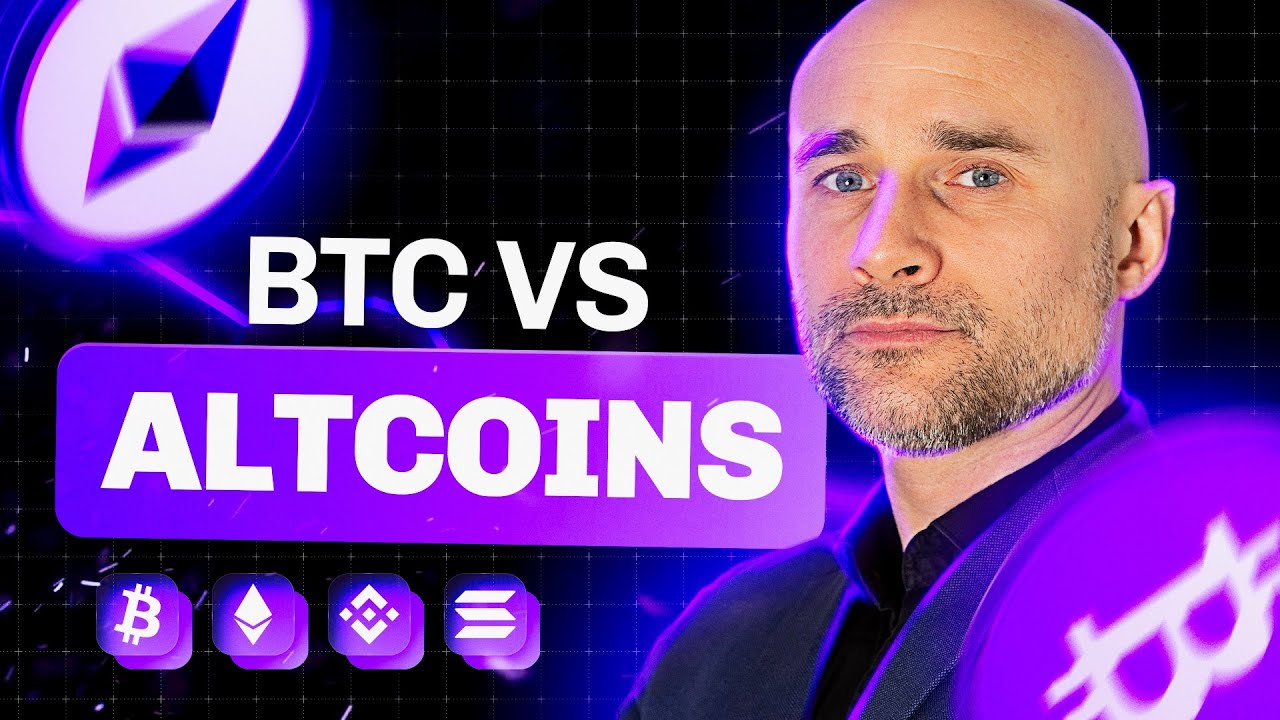 YouTube post by @cryptoastacademy for Ledger. Caption reads: La « vraie » saison des alts a-t-elle commencé ? -....