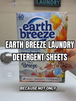 TikTok post by @heyits_erica for Earth Breeze. Caption reads: These little Earth Breeze sheets are so much....