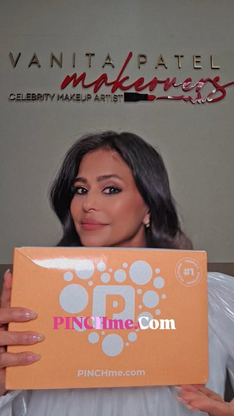 Instagram post by @vanitapatelmakeovers for PINCHme.com. Caption reads: THANKYOU @pinchme So thrilled to receive this....