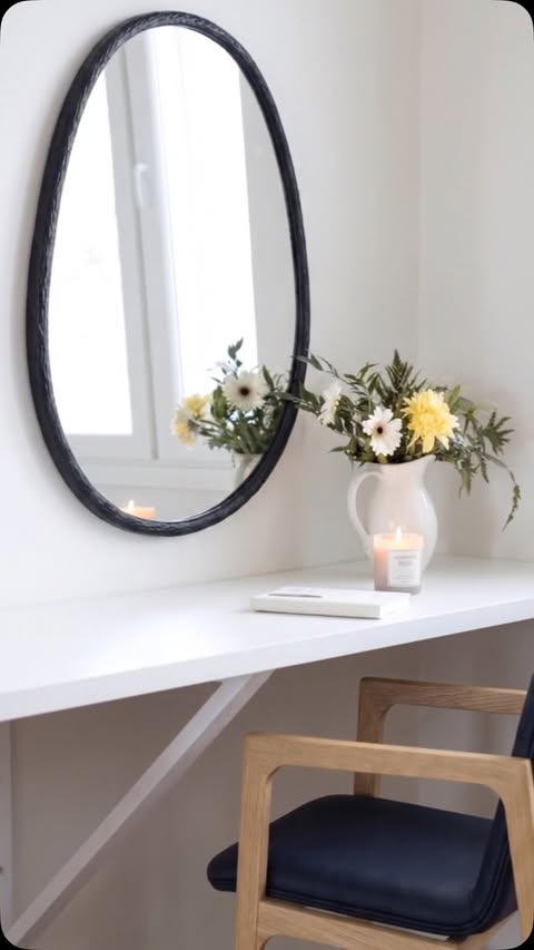 Instagram post by @eazylivingspacee for West Elm. Caption reads: [...] even a small corner feel finished. @westelm....
