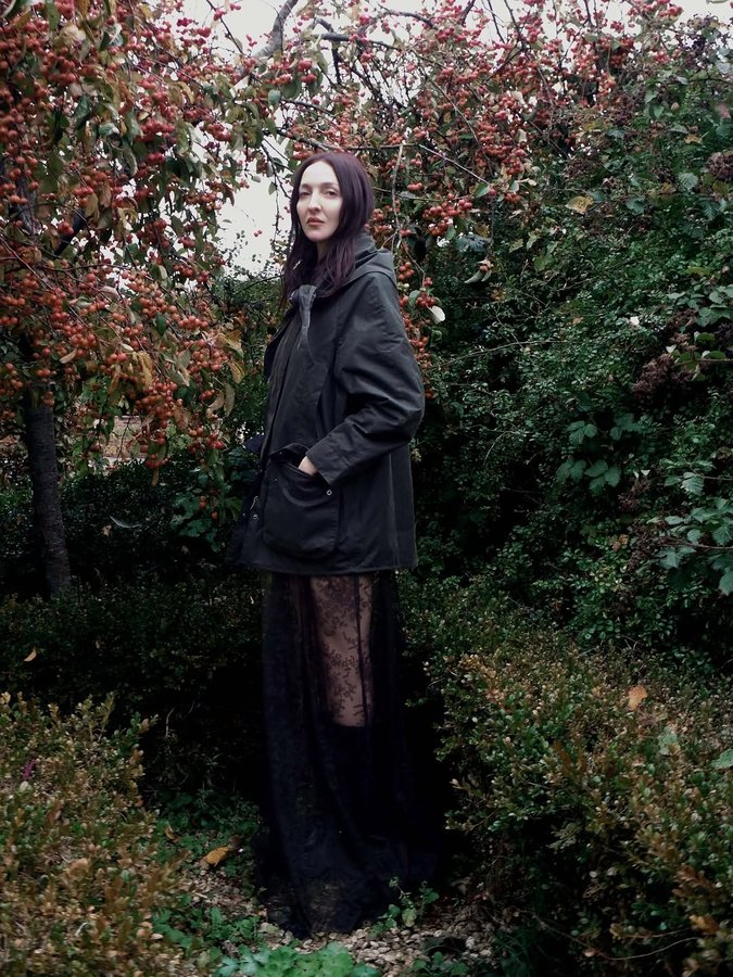 Instagram post by @tishweinstock for ARKET. Caption reads: Country Life ™️ cc @arketofficial and @barbour.