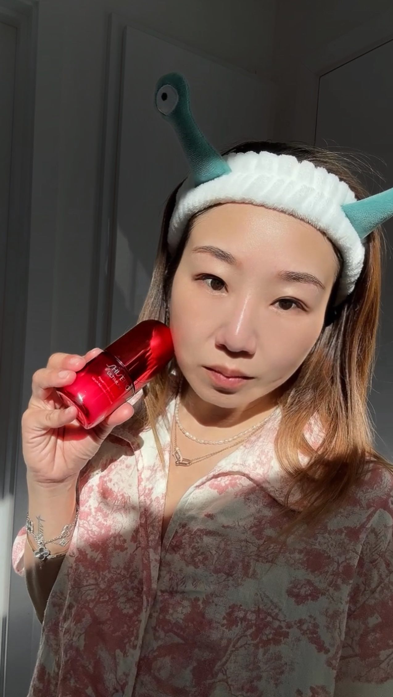 Instagram post by @bysheree for SHISEIDO. Caption reads: Want to slow down your skin aging cycle? Try....