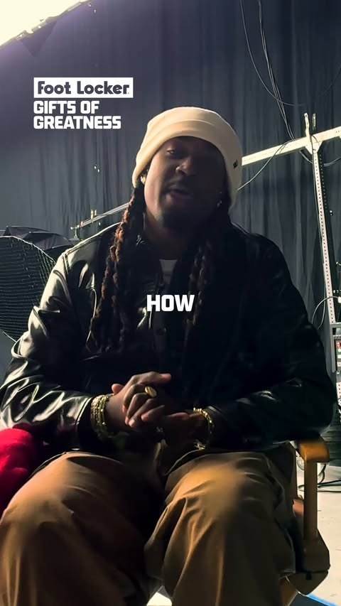 Instagram post by @cochise for Foot Locker. Caption reads: Who else is trying to be on @cochise's gift list?....