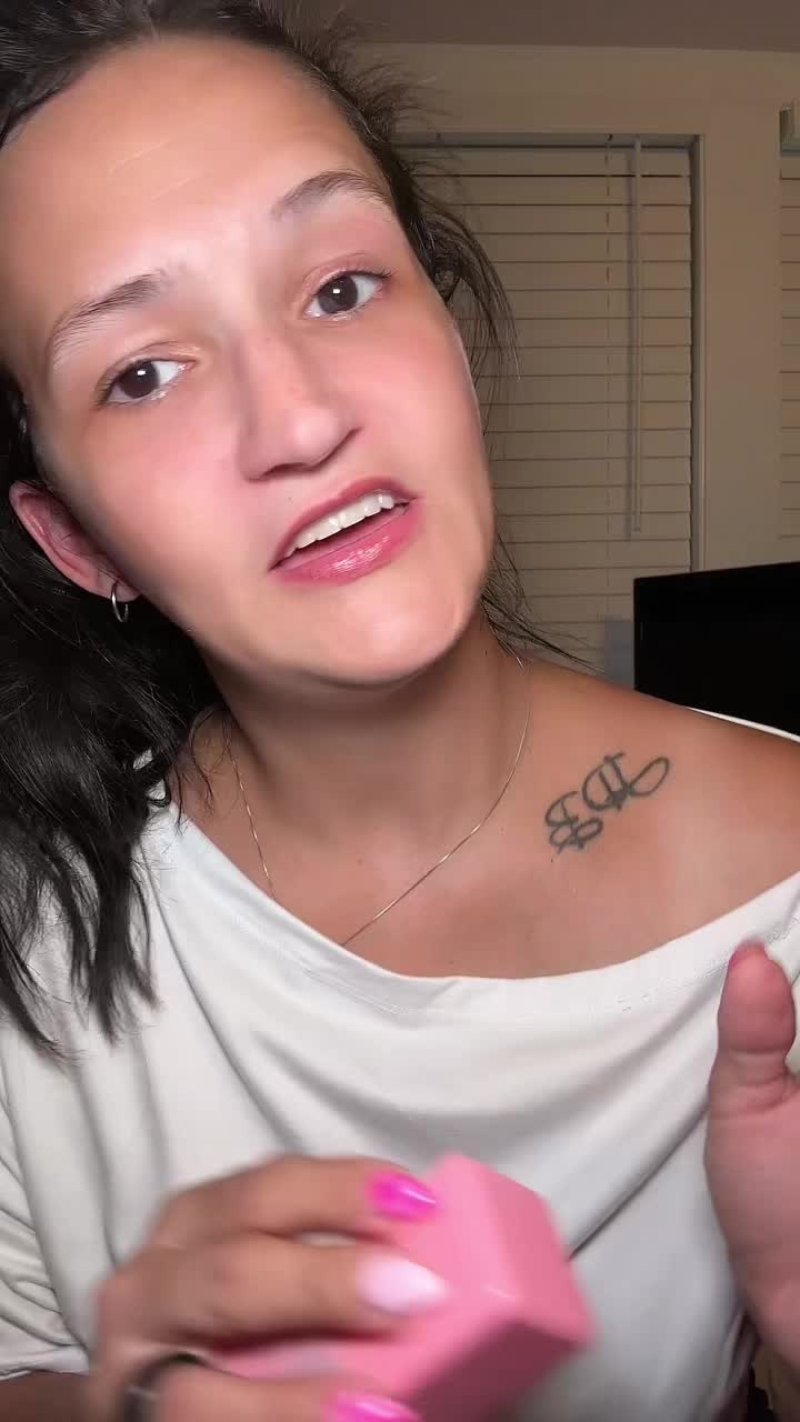 TikTok post by @britani.barron for BYOMA. Caption reads: [...] It is that good and so cheap!! @byoma #byoma....